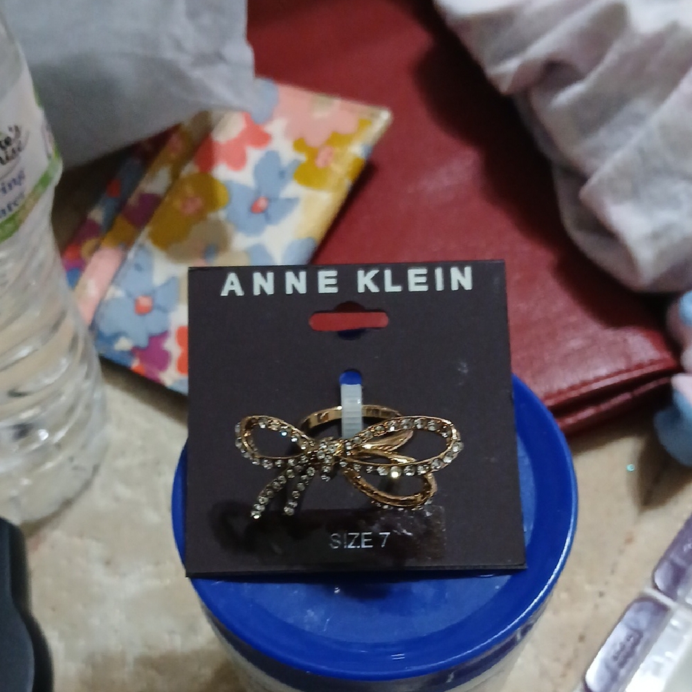 Anne Klein Gold Bow Ring